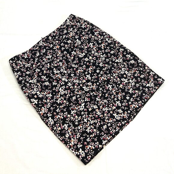 Liz Claiborne Career Floral Pencil Skirt Wide Waist Lined Back Slit Work Chic 12 - Picture 8 of 12